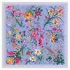 130 cm luxe merk Twill Silk Scarf Dames Bandana Square Scarf Design Floral Kerchief sjaals voor dames Fashion Shawl Echarpe 240419
