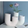 Vases en forme de U en céramique Arrangement de floraux Créativité Ornements Crafts en porcelaine Vase Accessoires de décoration de maison moderne