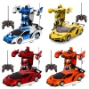 Cars 2 in 1 Electric RC Car Transformation Robots Children Boys Toys Outdoor Remote Control Sports Deformation Car Robots Model Toy