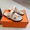 Designer Sandal Dad Sandaler denim Kvinnor Slides tofflor Strand Summer Luxury Mules Leather Waterproof Comfort Fall Black Size 35-46