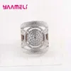 Cluster Rings Trendy Exquisit 925 Sterling Silver Hollow Design Woman Girl Cool Wide For Appointment Surprise Gift