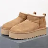 Designer Fashion Mini Snow Boot Platform Women Fur Sheepskin Tasman Winter Ankel