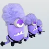 Purple Minions Plush Doll Dibakible Me Ten sam akapit zabawa wypchane zabawki Dzieci