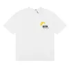 Summer Rhude Tshirt American Trendy Brand Rhude Racing Wzór wydrukowany czysty bawełniany swobodny luźne pary koszulka z krótkim rękawem dla mężczyzn