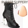 Танцевальная обувь Fashion 2024 Soft Peep Toe Boot Stilettos Jazz Sleederess Seale Настраиваемые латинские танцы сексуальные плюс плюс размер