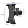 Universal Mount Bracket Gym Treadmill Bisiklet Gidon Klipi Stand Ayarlanabilir Tablet Tutucu İPad Pro 12.9 "Xiaomi Huawei Pad