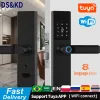 CONTRÔLE TUYA WIFI BIOMETRIC-RIGER EMPRINT GANDE LOCK SMART DOOR LOCK TUYAA APP RELOCK DÉLOCKE SNOYAL ENTRÉE ELECTRONIQUE DIGIQUE LORC