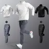 Mens Quick Dry Sets Outdoor Sports Tops Pants Quality Trendy Tracksuits Breathable Windbreaker Jogging Suits Training Clothes 240408