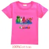 Tシャツ316yシューティングゲームTシャツ子供用漫画服子供夏カジュアル服の男の子Tシャツ短袖ベビーガールTシャツ