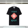 24SS Summer Designer Brand Tees T Shirts Top Quality Mens Designer T Shirt Pure Cotton Short Sleeve Shirt Simple Printed Casual Play Men Graphic Tee Clothing S-XXXL