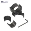 Escopos 1 par de caça de caça QD Riflescope Riflescope Mount 30mm/25,4mm Weaver se encaixa no escopo do trilho de 20 mm Mount Hunting caza