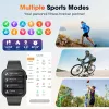 Contrôlez le nouveau Bluetooth appelant des femmes Smart Watch Sports extérieurs Sports Multifonctionnels 100 + Sports Modes IP67 APHERPORHER MEN MENSE Smart Watch