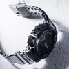 Sports Digital Quartz Men's Watch Haded Out Watch Full Full Full World Time LED Automatic Leving Black Transparent Oak Series