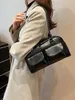 Cordon de cordon de petites poches doubles sacs d'épaule pour femmes 2024 Fashion Designer Sac sous les sacs à main et sacs à main féminins