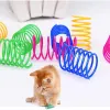 Spielzeug 8/12/16/20pcs Interactive Cat Toy Cat Cat Federspielzeug für Katzenkätzchen Katze Funny Spielzeug Bunte Spirale Spiralfedern Haustierzubehör Set Set