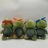 Factory wholesale price 4 styles 23cm tortoise plush toy PP cotton animation game peripheral doll children's gift