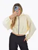 Kvinnors hoodies Kvinnor Crop Tops Zipper Autumn Y2K Retro Solid Zip Up Sweatshirt Darkly Gothic Harajuku Overdimensionerad långärmad jacka -kappa