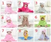 Baby 9 Designs фланелевая мультипликационная плащная плащ с капюшоном с милыми шляпами для животных детей 039s однослойный плащ HO96101119