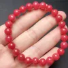 Brins Bracelet de rhodonite naturelle guérison personnalisée pour les hommes femmes de bijoux de pierres précieuses cadeau 1pcs 7,8 mm