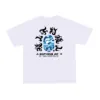 NOWA Kąpiel AP Mens T Shirt ABC Camo Wzór AP Head Japan Kanji Motyw