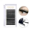 FALSE EYGRASS 12ROWS Easy Fan Auto Eyelash Extension Supplies Handing Making Fast Bloom blommande faux mink ryska volym fransar smink