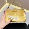 Bolsa de noite pérola incrustada diamante saco de mão de água feminina banquete oblíquo straddle