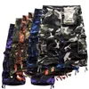 Shorts de fret masculin Camouflage de mode d'été Multi-poche Homme Shorts décontractés Pantalones Cortos Men Casual Loose Wear 240416