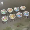 Dekorative Figuren 50/100pcs 15/16/20/25/30mm Regenbogen Hemisphäre Glas Dome Deckung DIY halbe runde Flasche Globe Blasenpendelanhänger Dekor