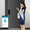 Contrôle TTLOCK Bluetooth Smart DeadBolt Door Lock application APPECTURE ENTRE MODE ENTRÉE ELECTRONIQUE LOCK DE MOT DE MOT DE MOT DE MOT DE MOT DE MOTY EN BOIS ENOPADE ELECTRONI