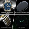 Kits Olevs Top Brand Watch Men Luxury Automatic Mechanical Business Homem Assista a aço inoxidável luminoso Montre Homme 6630