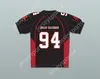 カスタム任意の名前番号メンズユース/キッズ94 Kass Mean Machine Convicts Football Jerseyにはパッチが含まれていますS-6XLステッチ