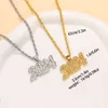 Necklace Year Number Unisex Ins Style Creative Annual Meeting Pendant