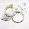 Strands Natural Genuine AAA Myanmar Emerald Bracelets Luck Amulet Jade Bracelet Bangles For Men and Women Gemstone Gift Jewelry