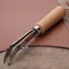 Skórzane narzędzia do skóry Regulowane obcinanie ręcznie robione skórzane szaleńcze i rowkowe urządzenie uchwyt krawędzi skórzane cięcie