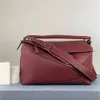 10a top designer tas heren handtassen nieuwe koeienhuid grote geometrie tas high-end versie 1: 1 echt lederen gesplitste handtas handtheld met enkele schouder crossbody tassen