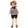 Dolls Aitoyya 1/6 BJD Doll 30cm Short Hair Boy 20 Movable Jointed Dolls Toys Fahion Clothes and Shoes DIY Toy Gift for Girls