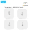 Kontrolle Aqara Smart Temperatur Feuchtigkeitssensor Luftdruck Wireless Fernbedienung Zigbee WiFi -Verbindung MI HomeKit Mijia App