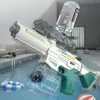 Large-Capacity Water Gun M416 Self-integrated Electric Toy Summer Outdoor Beach Pool Automatic Water-Absorbing Toy for Kids 240420