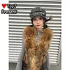 Berets Women Lolita y2K para punk gotyc harajuku subkultura dziewczyna nitowana motocyklowa czapka modna męska osobowość scena nitu