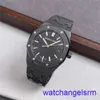 AP WIST WATR Chronograph 77350ce.oo.1266CE.03. Black Ceramic Automatic Machinery Watch Watch Gwarancja