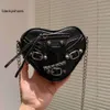 Balencig Le Cagole Womens In Optic bag Bag Heart Mini White Flap Bags Black pink Silver Arena Leather Shoulder Handbags Crossbody Luxury Designer Purse WSNK