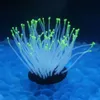 Tank Effect Decorations Fish Glowing Artificial Silicone Plant Sea Anemone for Aquariums Decoration Ornament