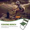 Stoelen kleine vierkante kruk met rugleuning vouwstoelen strand lichtgewicht draagbaar voor volwassenen compacte high camping zware duty buiten