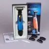 Shavers kemei rasoio elettrico una lama USB ricaricabile e baffi di sicurezza della barba e baffi