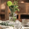 Vasos vaso transparente vaso de flor borossilicato ornamentos hidropônicos de mesa hidropônica Plantas de recipiente Decoração da sala de estar da sala de estar