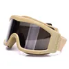 Tactical Sunglasses Goggles Desert Windbreak Defence Fog Sand Cs Tactic Color Ejection Hit Glasses / Grasshopper Resin Lenses Drop Del Otofr