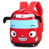 Bolsas Tayo Cartoon Little Bus Toy School School Bags Bolsa infantil Backpack Kids Saco adequado para crianças de 16 anos