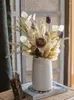 Вазы мечты искусственное украшение цветов гостиная столовая столовая фальшивые цветы устанавливают шелковый свадебный букет