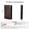 Holders Credit Card Holder Wallet for Men Genuine Leather Purse RFID Bank ID Card Holders Business Card Case Minimalist Small Wallets