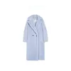 Brand Coat Women Coat Designer Coat Max Mara Womens Coat Blue Tedgirl